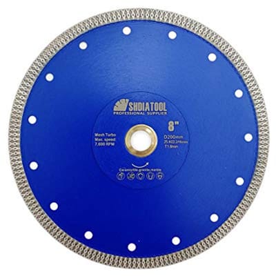 Diamantdoorslijpschijf Turbo-Net voor Keramische Tegels - Diameter 200 mm