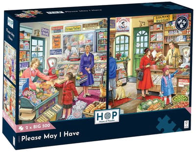 House of Puzzles ( 2 x 500XL grote stukken) Please may I have