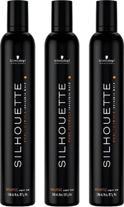 Schwarzkopf Professional - Silhouette Super Hold Mousse - voordeelverpakking - 3 x 500ml