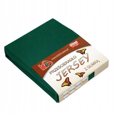 Jersey hoeslaken met elastiek 180x200 groen - Zacht & Ademend