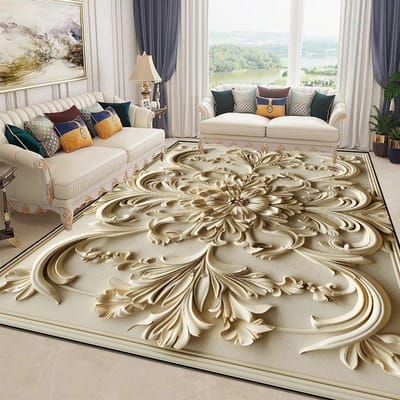 3D Prachtig Bloementapijt voor Woonkamer Luxe Huis Slaapkamer Decor Grote Oppervlakte Zachte Vloerkleden Antislip Garderobe Vloermatten Wasbaar 80*160cm