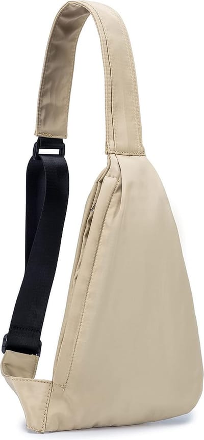 Crossbody Sling Bag Lichtgewicht Body Bag Anti-diefstal Schoudertas Stijlvolle Chest Bag Multi-Pocket Rugzak Heren Kleine Borstzak, 12.2*7.4 inch/31*19cm