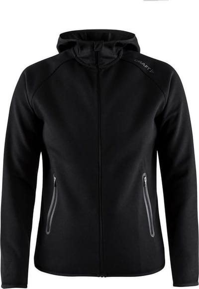 Craft Emotion Full Zip Hood Dames Zwart maat XS