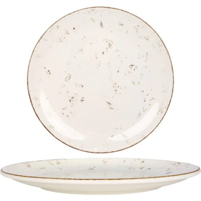Bonna Dinerbord - Grain - Porselein - 25 cm - set van 6