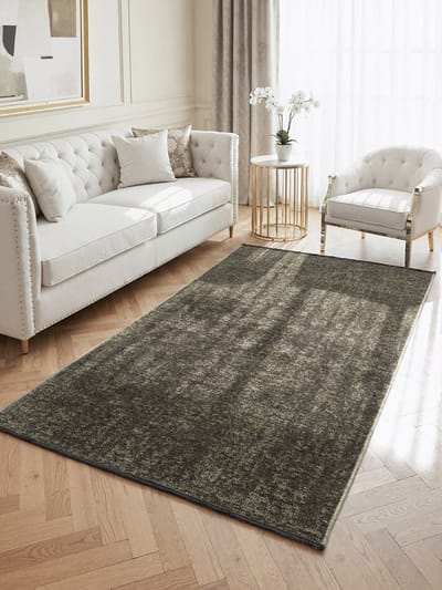 Flycarpets Prisma - Laagpolig Vloerkleed - Vintage / Modern Tapijt - Groen - 80x150 cm