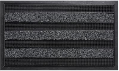 MD Entree - Deurmat - Schoonloopmat - Rubbermat - Cactus Anthra - 45 x 75 cm