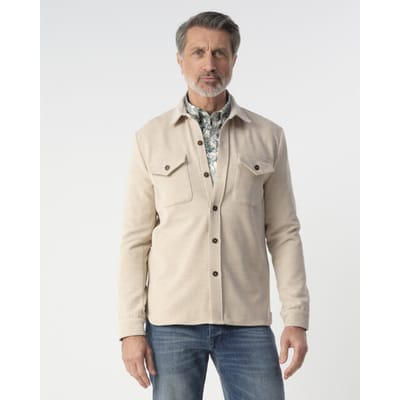 Campbell Overshirt Beige Heren