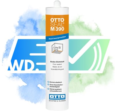 Ottoseal M390 vloerkit MS polymeer - 310 ml koker - bahamabeige - voor parket en houten vloeren