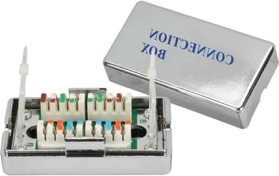 Verbindingsmodule Netwerk - Connector Koppeling - Netwerk Installatie - LSA-technologie Afgeschermd - 1 x 1 x 1 cm - null