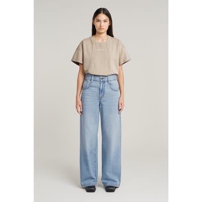 G-Star Skater High Loose Jeans Sun Faded Blue Cape Maat: W25L32 | Jeans Outlet | Dames | Blauw