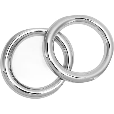 2 PIÈCES Cache d'anneau de phare antibrouillard avant de voiture Garniture chromée brillante Remplacement pour CHR 2016‑2018 white