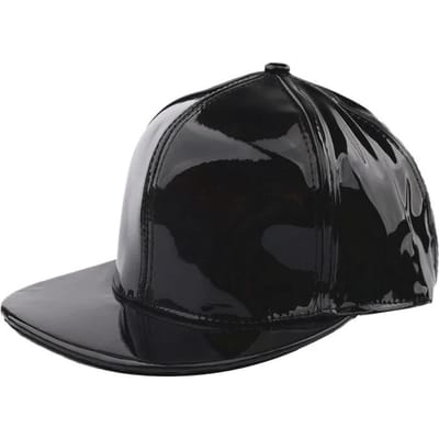 Nieuwe Mode Unisex Kunstleer Baseballpet Mannen Hip Hop Verstelbare Strapback Vizierpetten Buiten Regenboog Reflecterend Papa Pet black