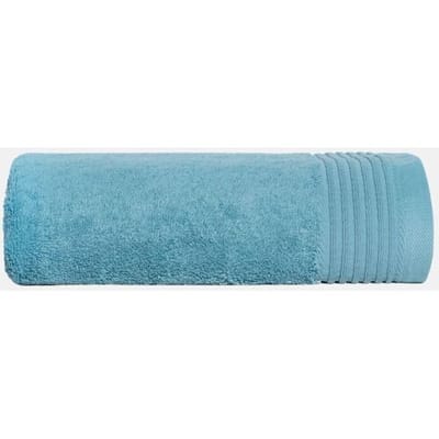 The One Towelling Deluxe handdoek - 60 x 110 cm - Badlaken - Hoge vochtopname - Met ophanglus - 550 gr/m² - 100% Gekamd katoen - Petrol