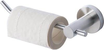 Toiletpapierstoelen, toilettassen in de badkamer, papieren rollen op stoelen, handige clips voor papiergebruik