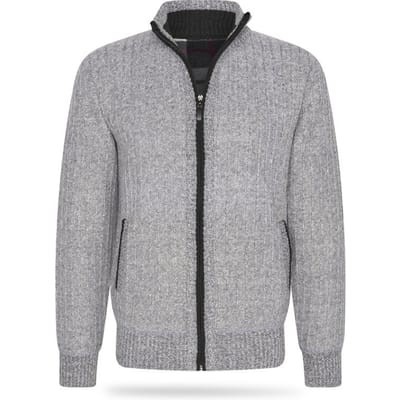 Cappuccino Italia - Heren Vest Bounded Jacket Grijs - Grijs - Maat L