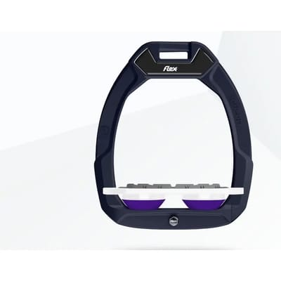 Veiligheidseisen voor paardenrijden Plat Grip Bruin/Wit/Paal Flex-On Safe-On
