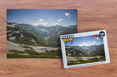 Puzzel Sneeuw op de bergen van het Nationaal park Hohe Tauern in Oostenrijk - Legpuzzel - Puzzel 1000 stukjes volwassenen