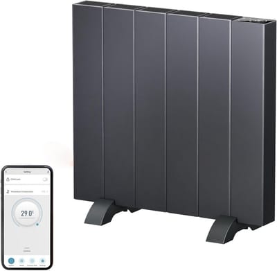 Energiezuinige Elektrische Convectorverwarming met LCD, Timer en Afstandsbediening
