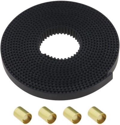Dailygoods- Distributieriem 2 meter - 2Gt - 6 mm breedte - 2 mm pitch