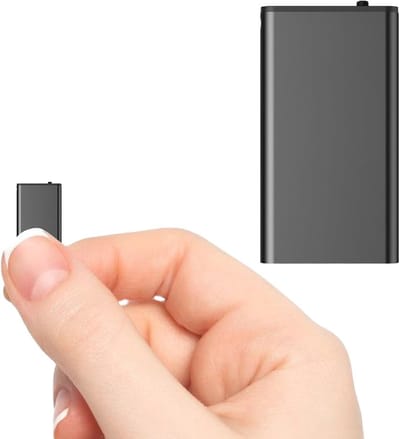 Mini Dicteerapparaat met 16 GB en Ruisonderdrukking - Ideaal voor Vergaderingen en Interviews