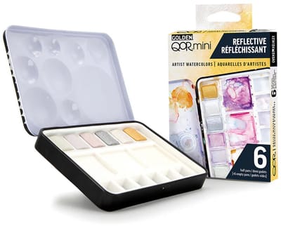 Golden QoR Aquarelverf Halve Napjes Set - Reflecteren