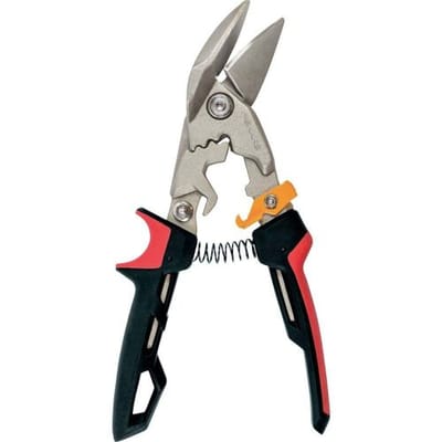 Fiskars PowerGear Serie - Nożyce do Blachy - Linkshandig - Ergonomische Handgreep - SoftGrip