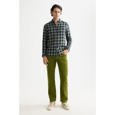 Scotch & Soda The Zee Straight Jeans In Coloured Corduroy Calla Green Taglia: W31L32 | Relaxed fit jeans Outlet | Uomo | Verde