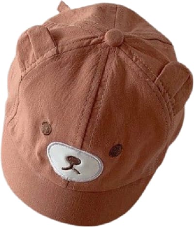 Busy Baby bereleuke baby pet | oranje bruin | 3-24 maanden