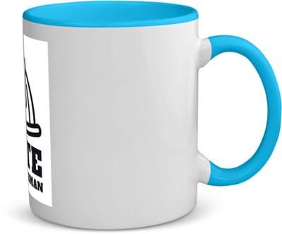 Akyol - beste brandweerman koffiemok - theemok - blauw - Beste brandweerman - collega - cadeau - 350 ML inhoud