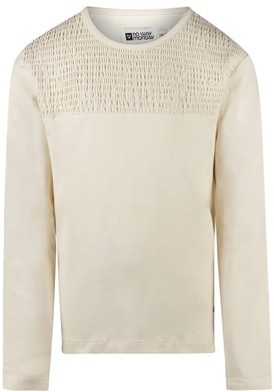 No Way Monday Meisjes T-shirt - Off white