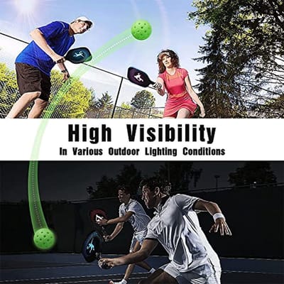 Floorball en Unihockey Bal Set - 6-delige Pickleball Set met wedstrijdbal en trainingsbal