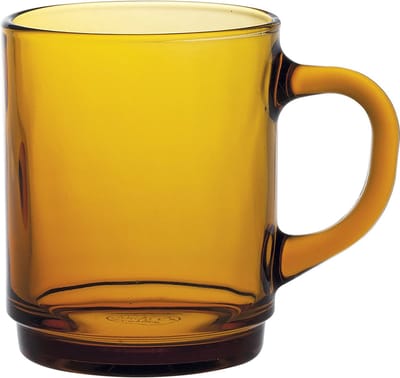Duralex Versailles Amber Mokken Set van 6 – 26 cl – Gehard Glas – Thee- en Koffiemokken