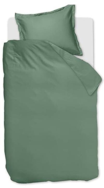 Snoozing Satin Uni Dekbedovertrek - Eenpersoons - 140x200/220 cm - Green