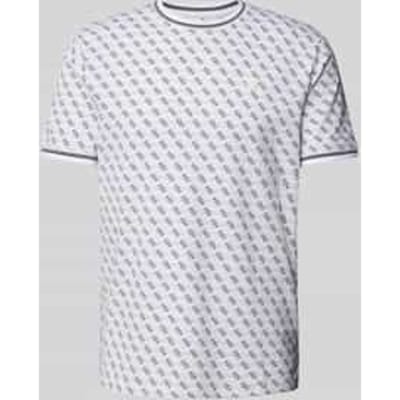 T-shirt met elastische mouwboorden, model 'MARSHALL'