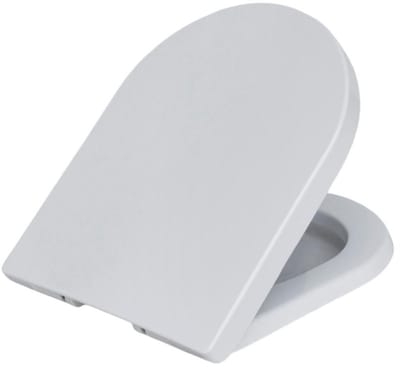 duroplast toiletbril (O-vorm) - WC-brillen - wc bril - Toiletbril - toiletbril softclose - wc bril softclose - toiletbril verkleiner - soft close toiletdeksel - schoon te maken - Quick Release Functie - universele maat toiletzitje gemaakt - Wit