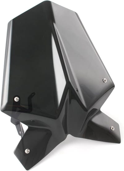 Motorfiets Windscherm met Houder voor 390 Duke en 790 - Dubbel Bol Winddeflector voor Bescherming en Stijl (Donker Rook)