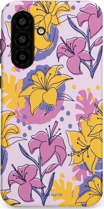 Casetastic Hoesje Geschikt voor Samsung A56 / A36 - Stijlvolle Beschermende Duo-layer Case - Flora Fantasia