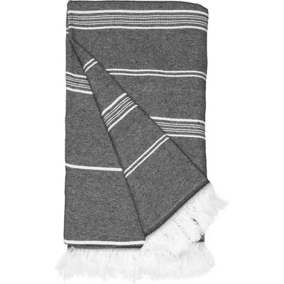 The One Towelling Hamamdoek - 100 x 180 cm - Handdoek - 60% Gerecycled Katoen & 40% Gerecycled Polyester - Staalgrijs
