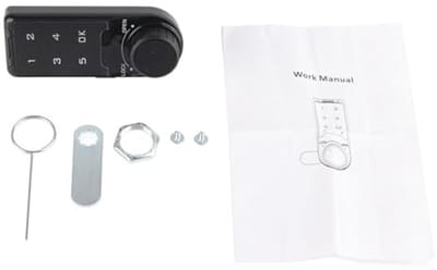 Dailygoods - Combinatieslot touch-toetsenbord - Digitaal slot - Veilig en betrouwbaar - Compact formaat - Ideaal voor lockers - Eenvoudige installatie