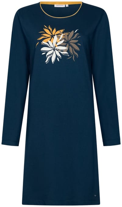 Pastunette - Moonlite - Nachthemd - Bio Katoen - Blauw - Maat 38