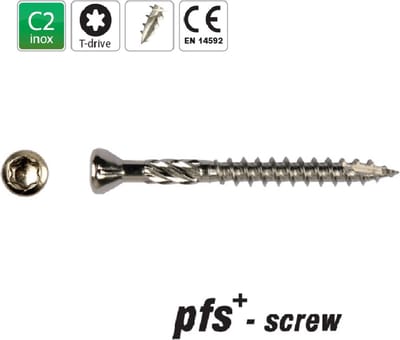 PFS - houtschroeven - schroef - 5x50 deeldraad Tx - 50 stuks