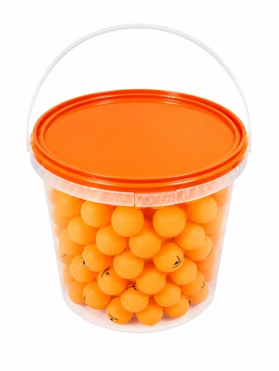 Tafeltennisballen 150st. Oranje Incl. Emmer