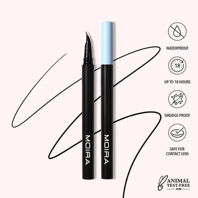 Moira | Angled Liquid Liner 001 Black