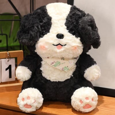 Nieuwe Schattige Husky Knuffelhond Pop Border Collie Schattig Kind Verjaardagscadeau Pop 23Cm