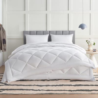 Dekbed 240 x 260 cm, 4 seizoenen, 2-delig, zomerdekbed 240 x 260 cm, 150 g/m² + dekbed voor het hele jaar, 240 x 260, 300 g/m², winterdekbed 450 g/m²