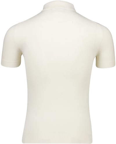 Born With Appetite poloshirt korte mouw creme