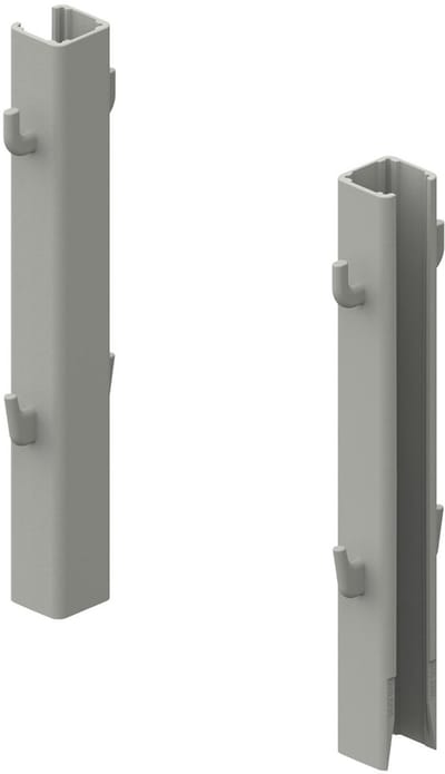 Kesseböhmer DISPENSA-x set van 2 mandhouders zilvergrijs Hoogte 198 mm Mandhouder voor in hoogte verstelbaar draagframe