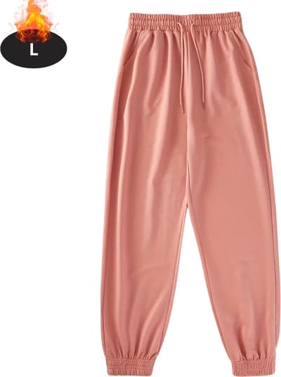 Livano Trainingsbroek Dames - Sportbroek - Trainingsbroek Lang - Trainingspak - Sportkleding - Roze - L