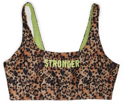 Stronger - Bound Logo Sport BH- Sportsbra - Dames - Luipaard - Maat M