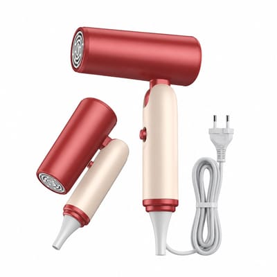 Opvouwbare haardroger - 800 W - 2 warm- en koudeluchtstanden - inklapbare handgreep - geschenkverpakking